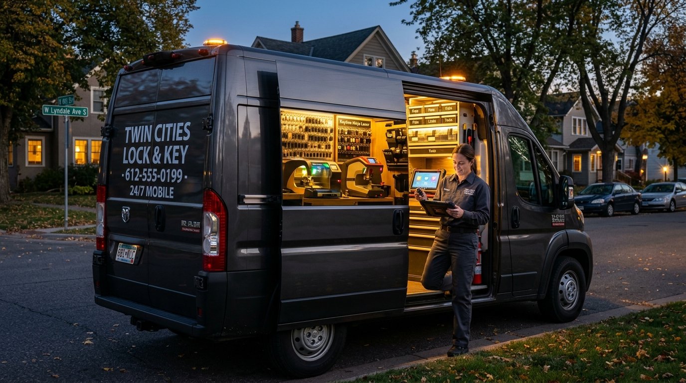 Bulldog Lock and Key Mobile Service Van